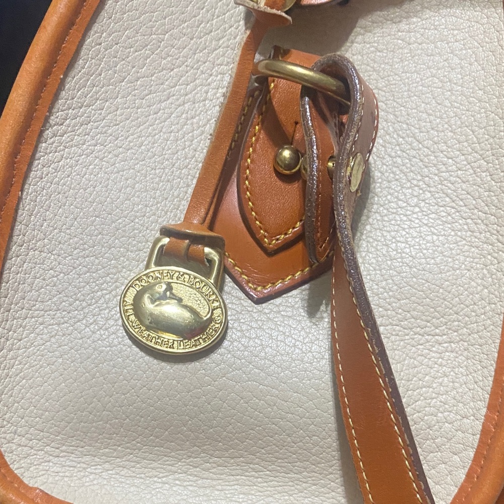 Dooney & Bourke Tan and Cream Satchel - Picture 5 of 7